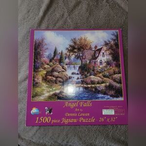 SunsOut Angel Falls 1500-Piece Jigsaw Puzzle - Purple